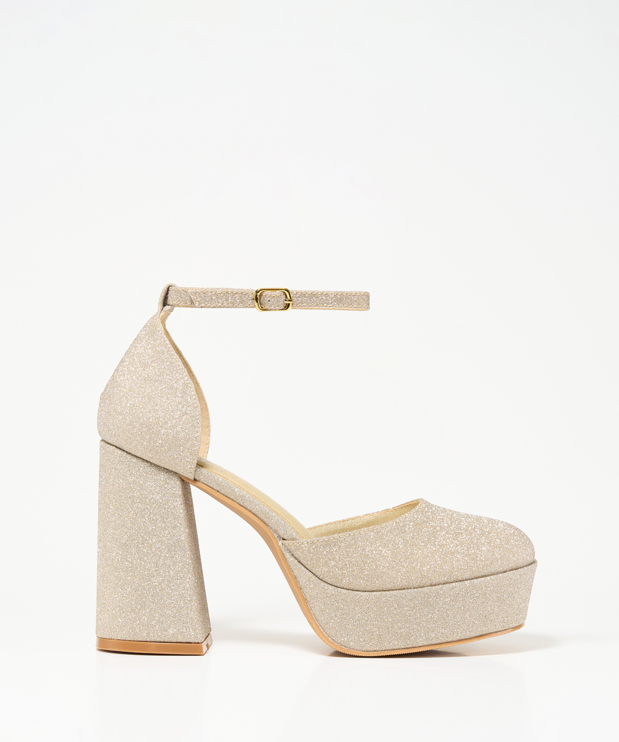 Sapatos plataforma glitter pulseira image number null